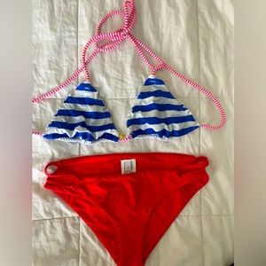 Bikini. Both small. Worn twice. Top has no padding. Becca Swim.